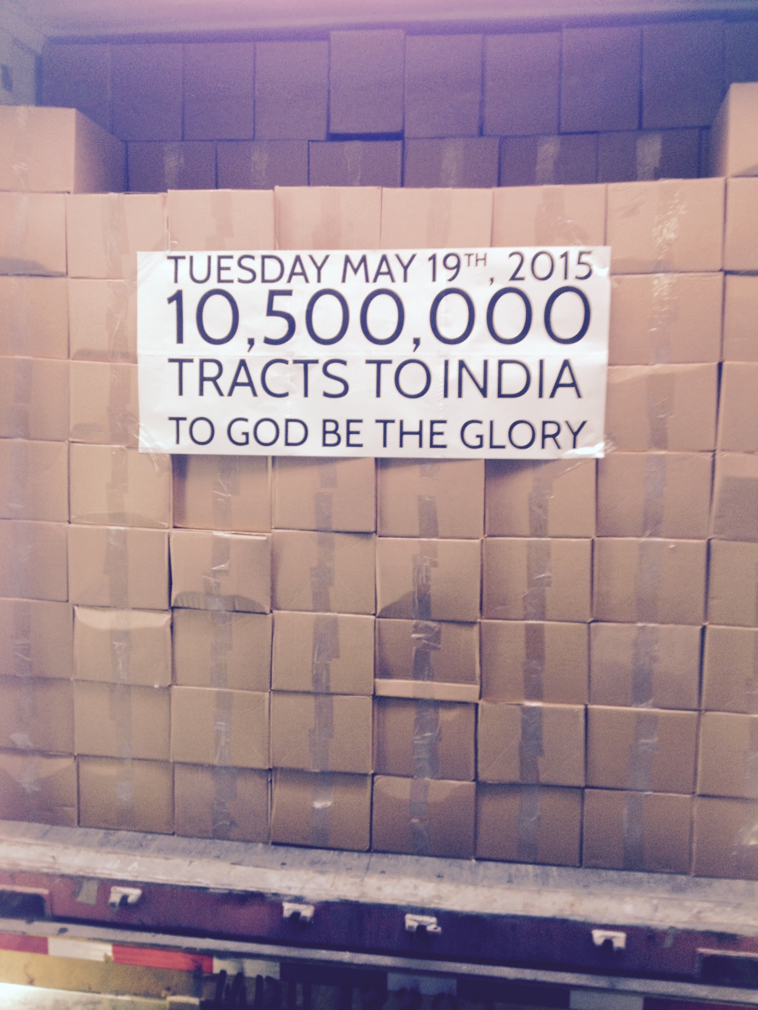 Tracts to India
