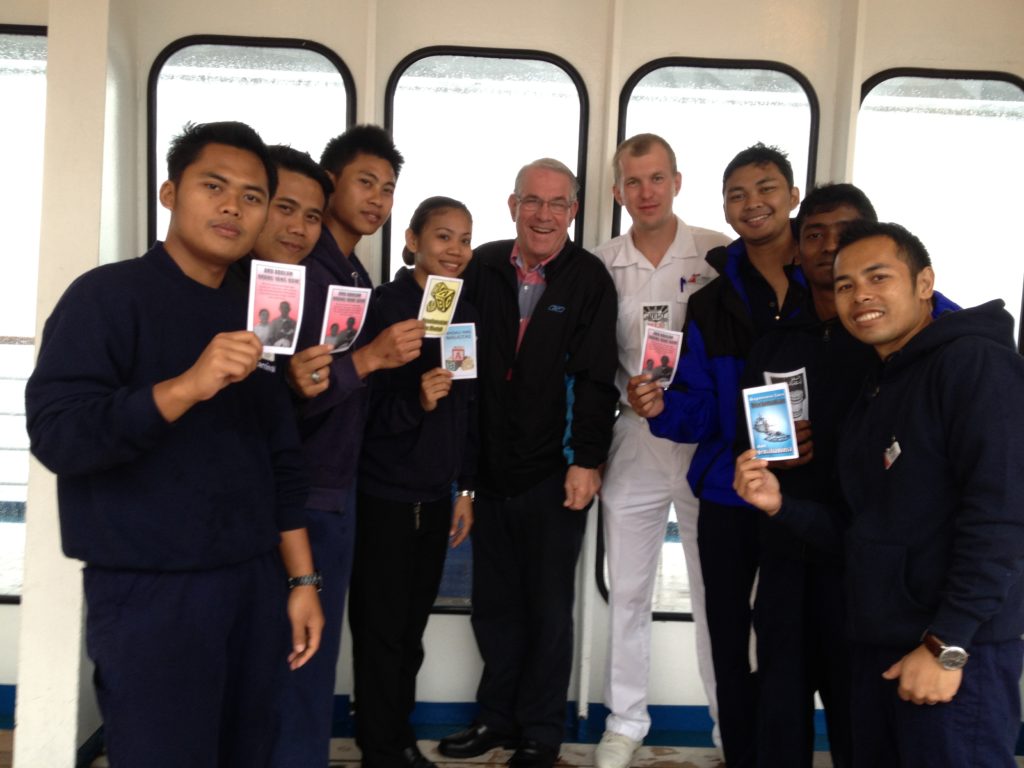 Bruce DeLange sharing the Gospel