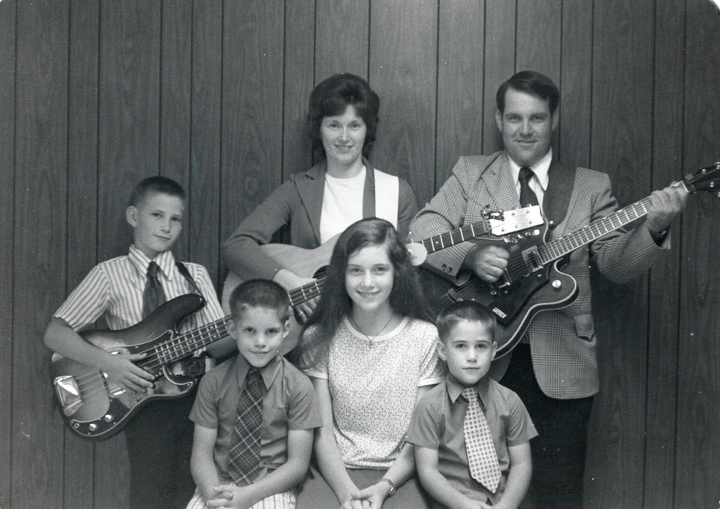 Bruce and Mary DeLange family 1975